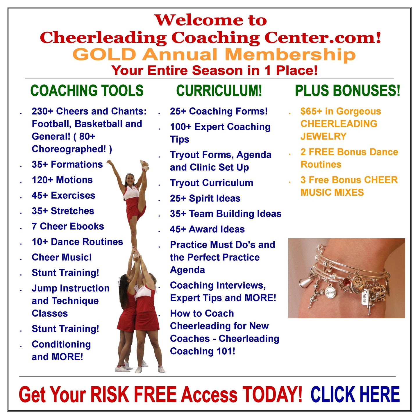 Cheerleading Coaching Center GOLD Membership - Cheer and Dance On Demand