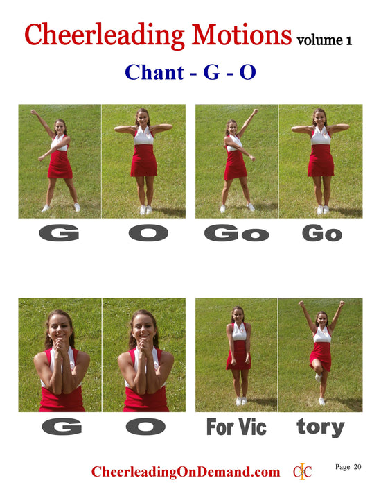 Cheerleading Motions Ebook Program - Cheer and Dance On Demand