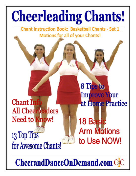 Cheerleading Chants -Set of 3 Basketball Chants - Set 1 - Cheer and Dance On Demand