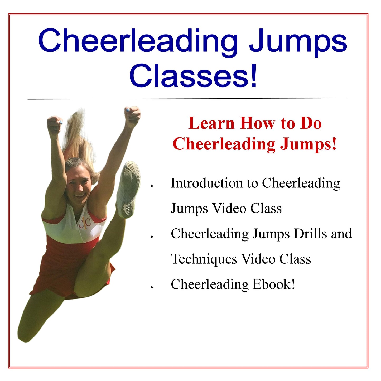 How to Do Cheerleading Jumps - Video Classes - Cheer and Dance On Demand