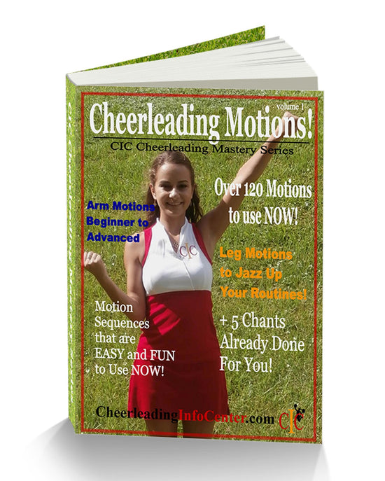 Learn Cheerleading Chants and Motions - Cheerleading Mastery Series 3 Book Set - Cheer and Dance On Demand