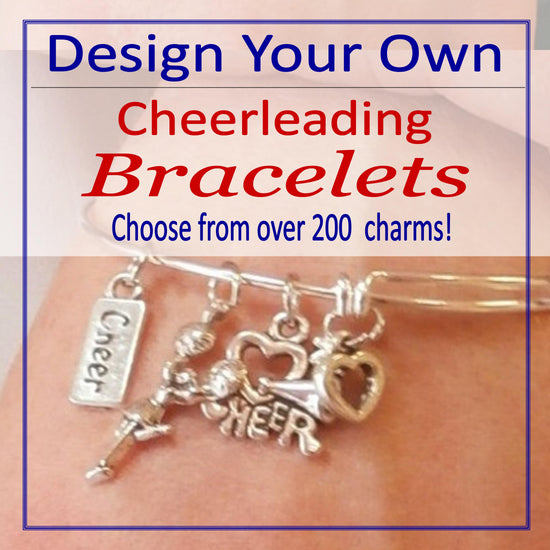 Create Your Own Cheerleading Charm Bracelet - Cheer and Dance On Demand