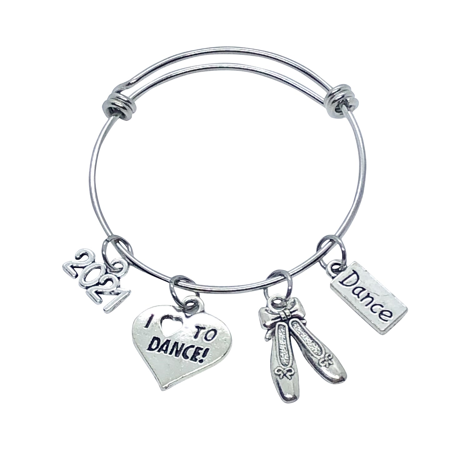 2021 Dance Charm Bracelet - Love to Dance - Cheer and Dance On Demand