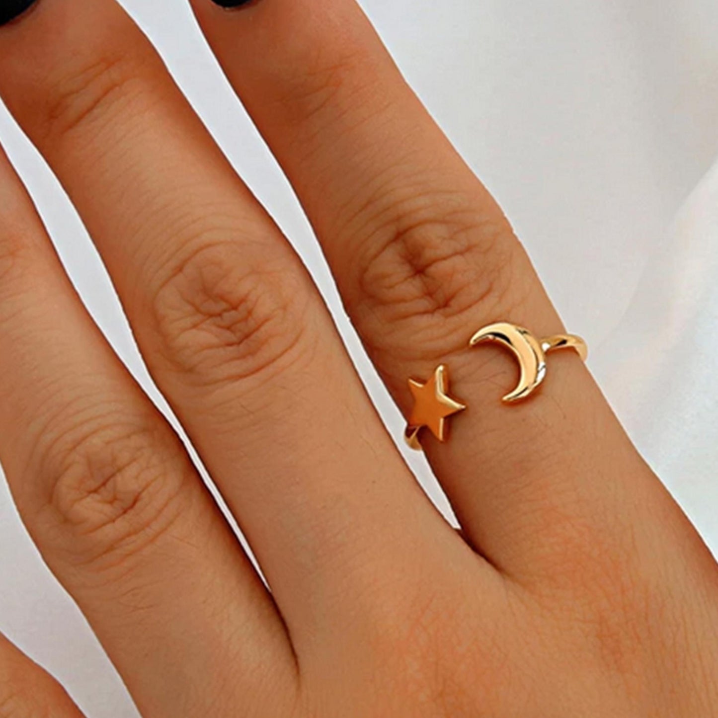 Star Goals Empowerment Adjustable Ring - Gold - Cheer and Dance On Demand
