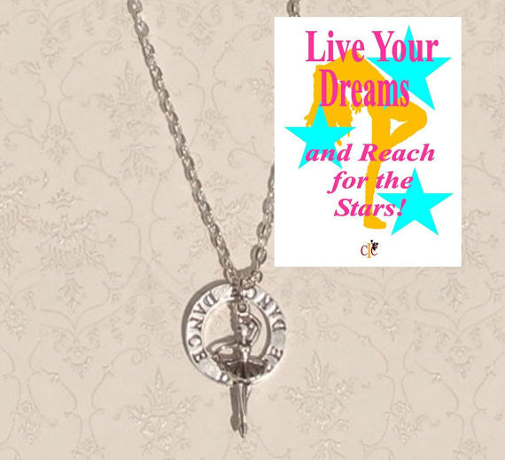 Dance Charm Necklace - Cheer and Dance On Demand
