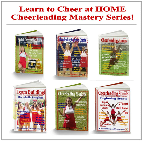 Learn to How to Cheer! - Cheerleading Mastery Series 6 Book Set