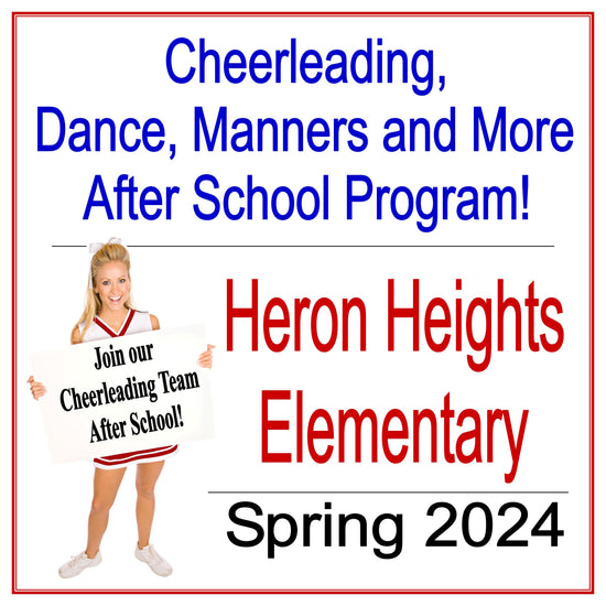 After School Program - Heron Heights Cheerleading Spring 2024