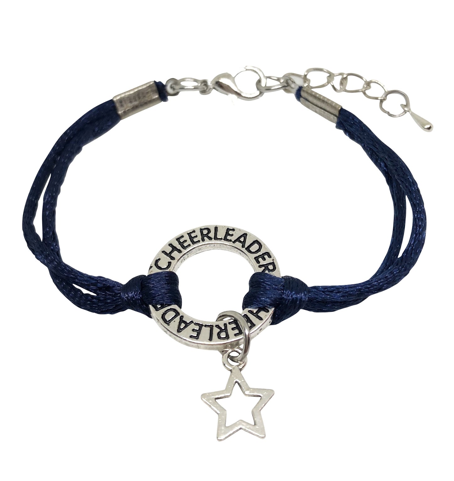 Load image into Gallery viewer, Star Cheerleading Bracelet - 6 COLORS Navy Blue - Cheer and Dance On Demand

