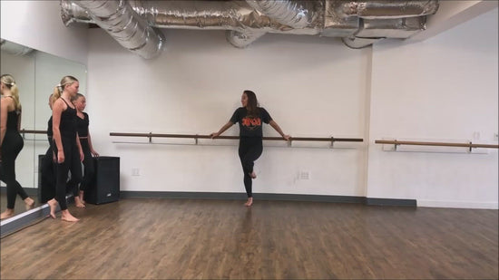 Load and play video in Gallery viewer, Split Leaps Dance Technique Class with a Core and Stability Warm Up by Alexis Rowland
