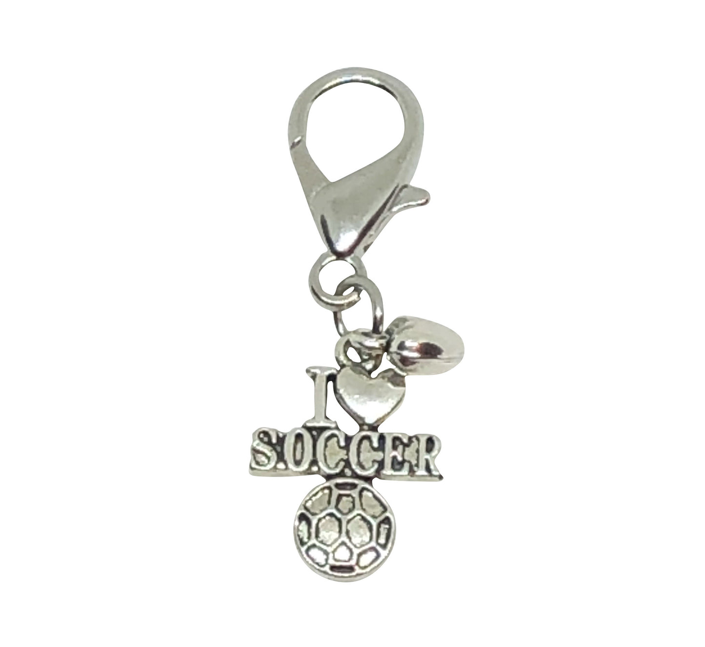 Soccer Zipper Pull - Soccer Accessories - Cheer and Dance On Demand