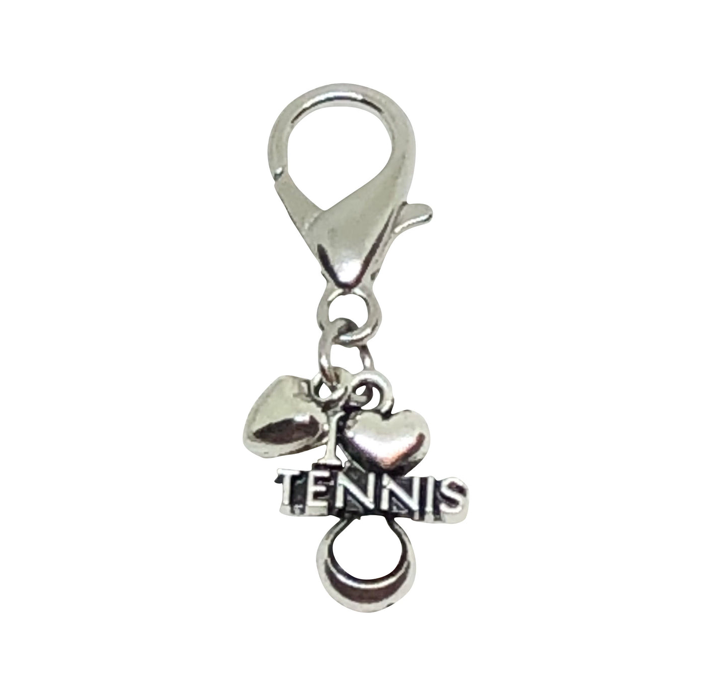 Load image into Gallery viewer, Tennis Zipper Pull - The Perfect Tennis Acccessory - Cheer and Dance On Demand

