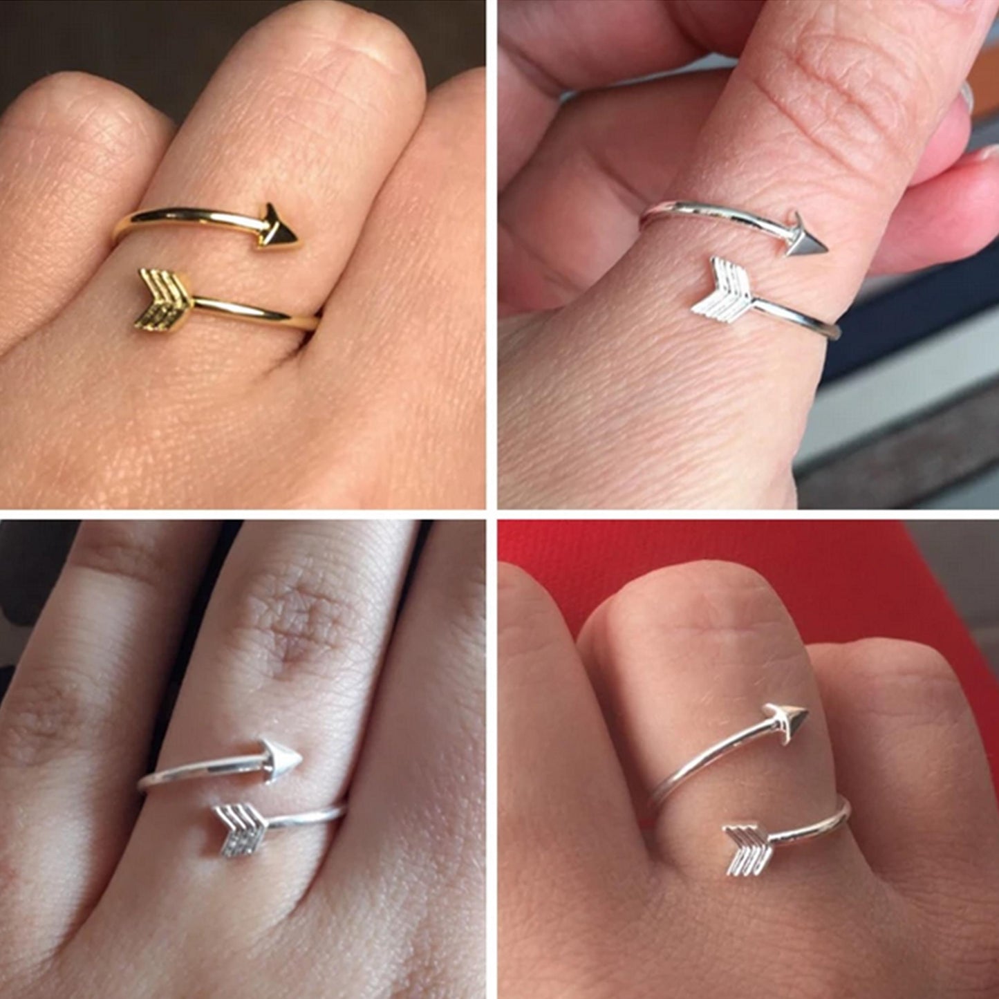 Adjustable shop arrow ring
