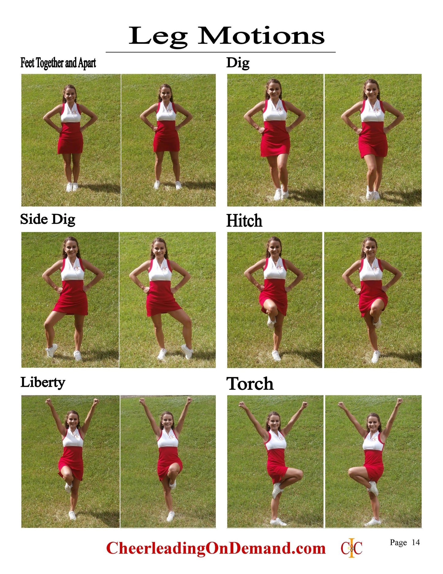 Load image into Gallery viewer, Cheerleading Motions Ebook Program - Cheer and Dance On Demand
