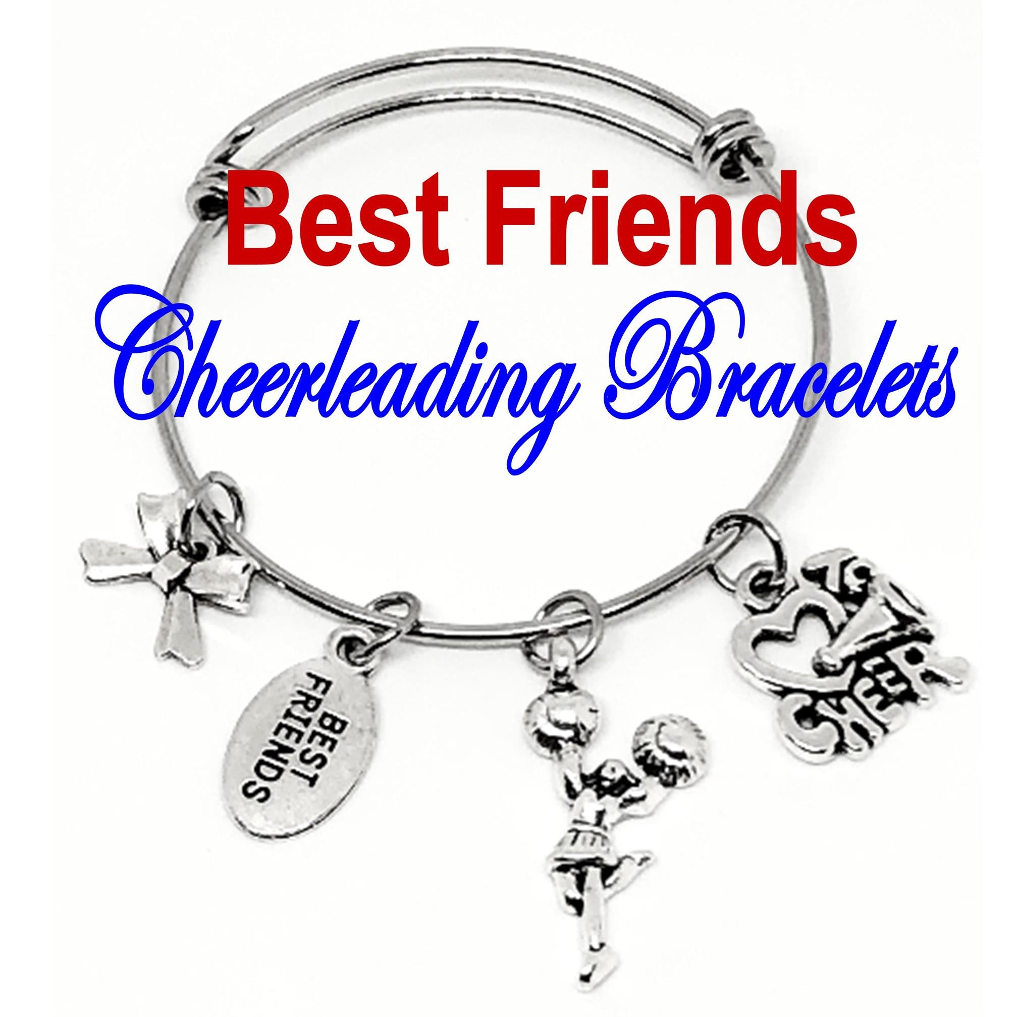 One Reason, Best Friends - Stainless Steel Friendship Charm Bracelet