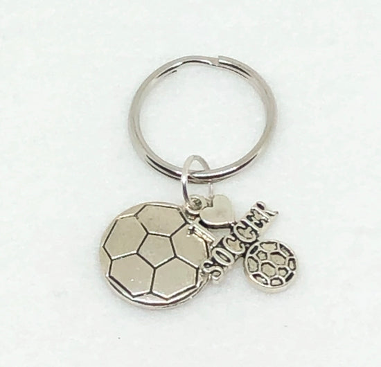 Create Your Own Soccer Charm Key Chain, Cheerleading Accessories - Cheer and Dance On Demand