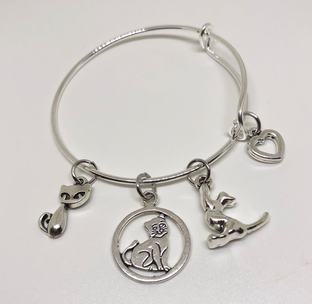 Kitten Charm Bracelet - Kitten Playing - Cheer and Dance On Demand