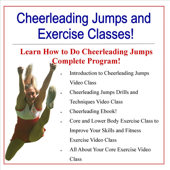 Cheerleading Jumps and Exercises Complete Program - Video Classes - Cheer and Dance On Demand