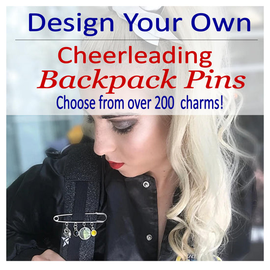 Create Your Own Cheerleading Pin Keychain, Cheerleading Accessories - Cheer and Dance On Demand