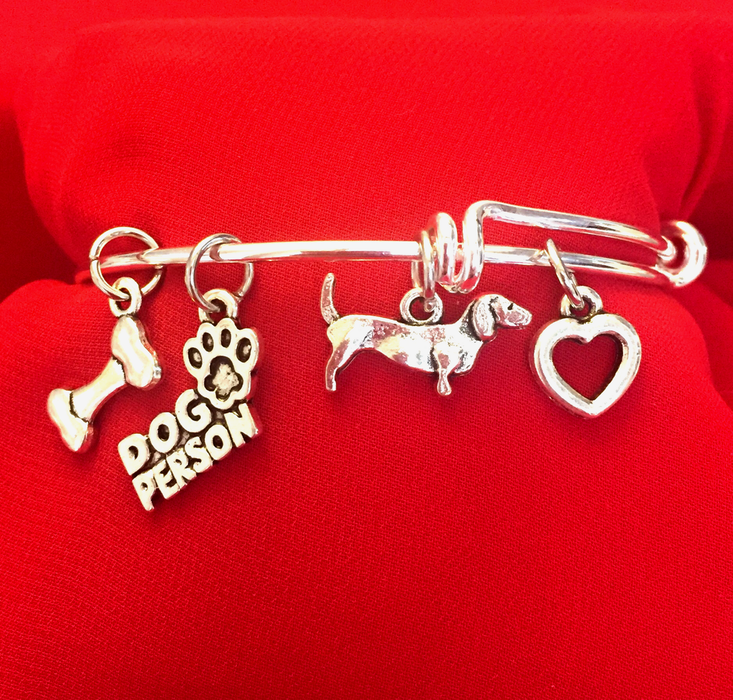 Dog Charm Bracelet - Dog Person - Cheer and Dance On Demand