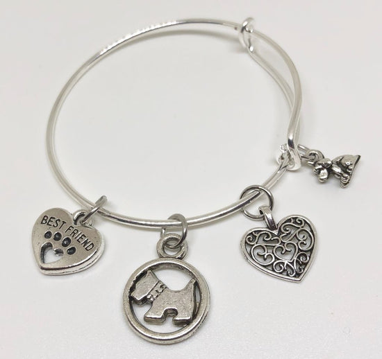 Dog Charm Bracelet - Best Friend - Cheer and Dance On Demand