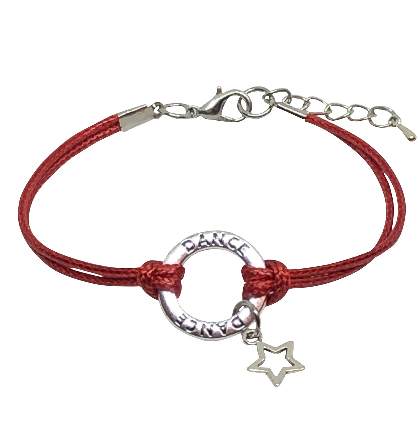 Dance Star Charm Bracelet - 6 COLORS - Cheer and Dance On Demand