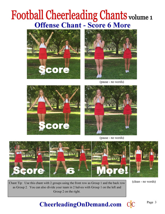 Cheerleading Football Chants Ebook - Cheer and Dance On Demand