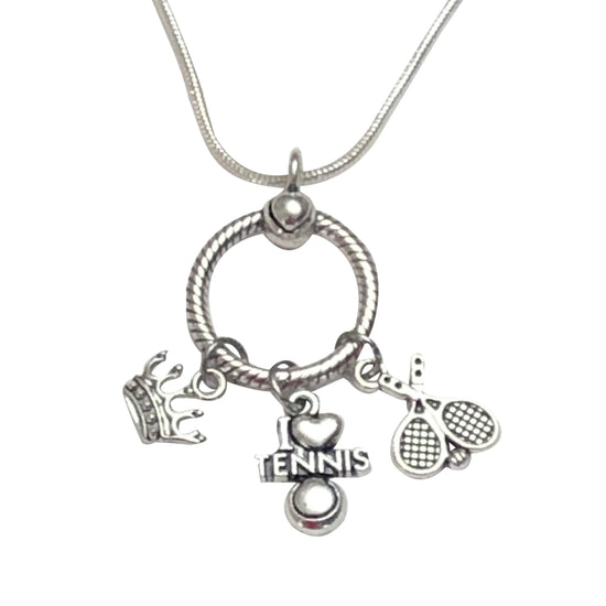 Personalize Your Own - All About Me Sterling Silver Necklace with Charm Holder - Cheer and Dance On Demand