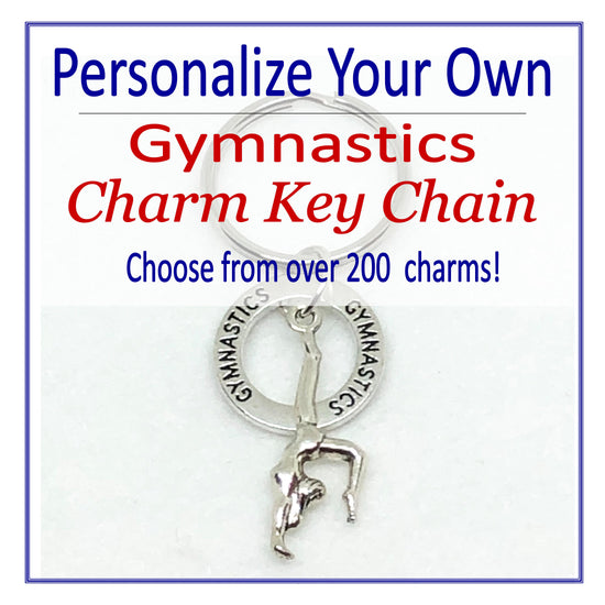 Create Your Own Basketball Charm Key Chain, Gymnastics Accessories - Cheer and Dance On Demand