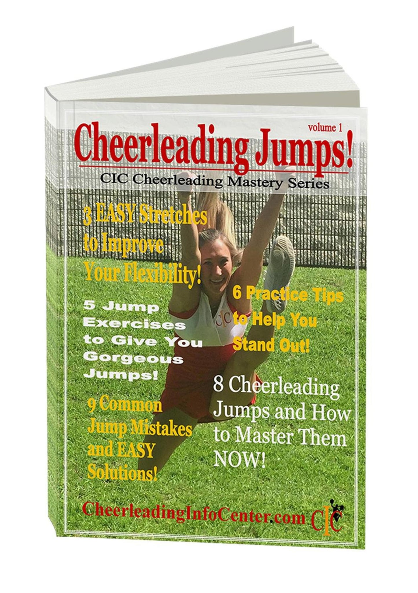 Load image into Gallery viewer, Cheerleading Jumps, Cheerleading Stunts and More! - Cheerleading Mastery Series 3 Book Set - Cheer and Dance On Demand
