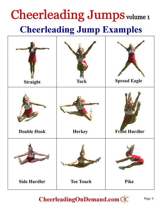 Cheerleading Jumps Ebook - How to Do Cheerleading Jumps – Cheer