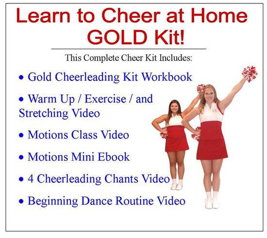 Load image into Gallery viewer, Learn to Cheer at Home Cheerleading Program - GOLD Program - Cheer and Dance On Demand
