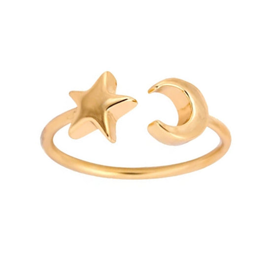 Load image into Gallery viewer, Star Goals Empowerment Adjustable Ring - Silver - Cheer and Dance On Demand
