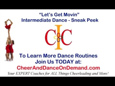 Load and play video in Gallery viewer, Intermediate Dance Routine - Dance Let&amp;#39;s Get Movin

