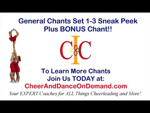 Load and play video in Gallery viewer, Cheerleading Chants -Set of 3 General Chants - Set 1
