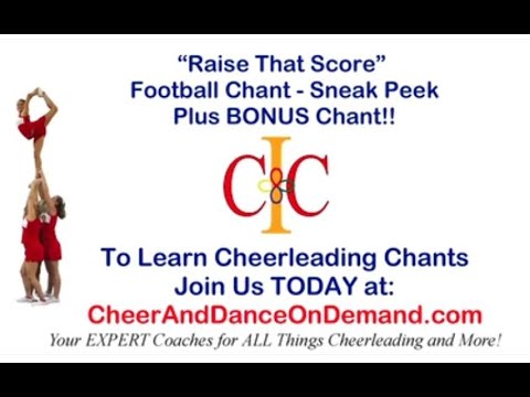 Load and play video in Gallery viewer, Cheerleading Chant - Raise That Score - Football Chant
