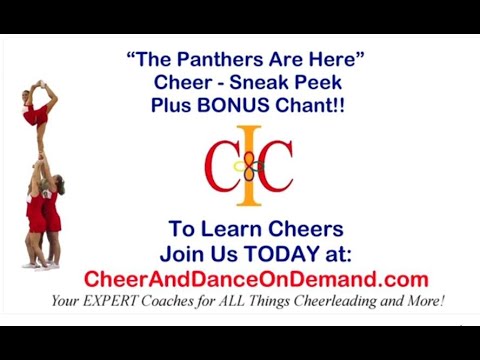Load and play video in Gallery viewer, Cheerleading Cheer - The Panthers Are Here - General Cheer
