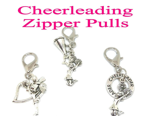 Cheerleading Zipper Pulls, Cheerleading Accessories - Cheer and Dance On Demand